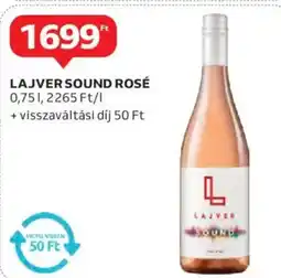 Auchan Lajver sound rosé ajánlat