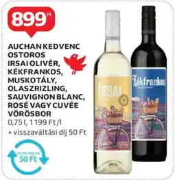 Auchan Auchan kedvenc ostoros irsai oliver stb. ajánlat