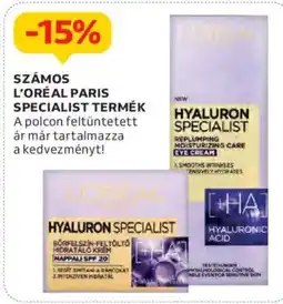 Auchan számos L'Oréal paris specialist termék ajánlat