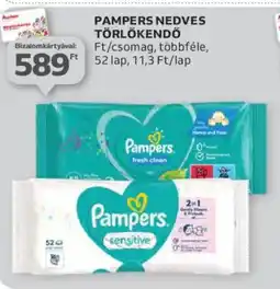 Auchan Pampers nedves törlőkendő ajánlat