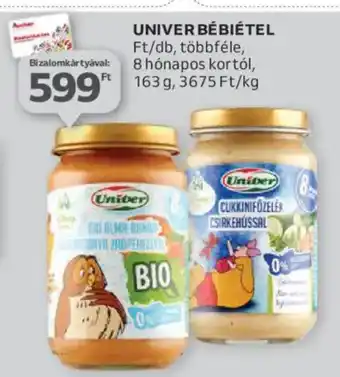 Auchan Univer bébiétel ajánlat