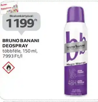 Auchan Bruno banani deospray ajánlat