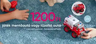 Pepco Játék mentőautó vagy tűzoltó autó ajánlat