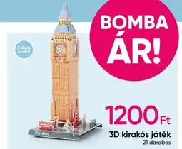 Pepco 3D kirakós játék ajánlat