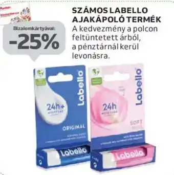 Auchan számos Labello ajakápoló termék ajánlat