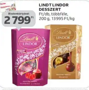 Auchan Lindt lindor desszert ajánlat