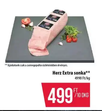 Coop Herz extra sonka ajánlat