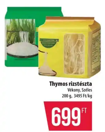 Coop Thymos rizstészta ajánlat