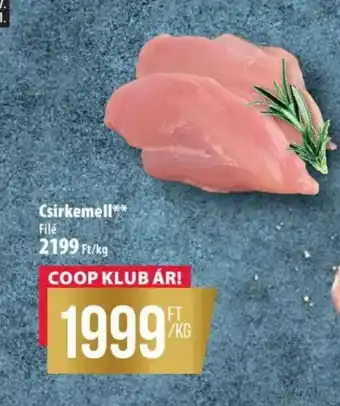 Coop Csirkemell ajánlat