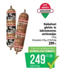 Coop Nádudvari glutén- és laktózmentes ajánlat