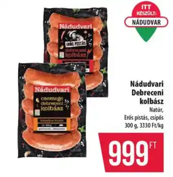 Coop Nádudvari Debreceni kolbász ajánlat