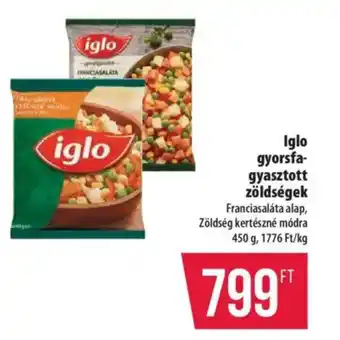 Coop Iglo gyorsfa- gyasztott zöldségek ajánlat