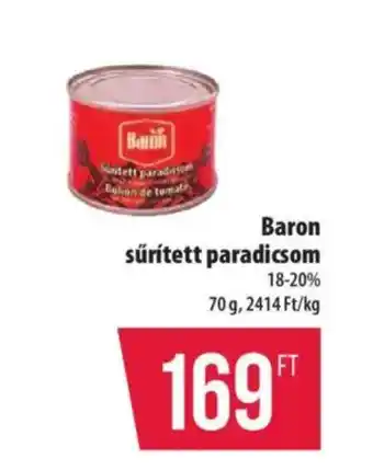 Coop Baron sűrített paradicsom ajánlat