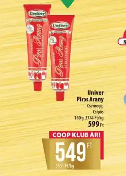 Coop Univer Piros Arany ajánlat