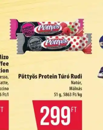 Coop Pöttyös Protein Túró Rudi ajánlat