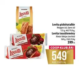 Coop Lovita piskótatallér ajánlat