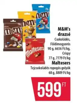 Coop M&M's drazsé Csokoládés ajánlat