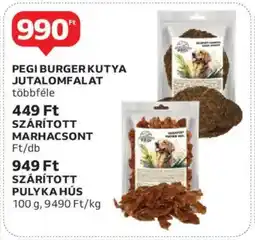 Auchan Pegi burger kutya jutalomfalat ajánlat