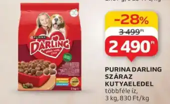 Auchan Purina darling száraz kutyaeledel ajánlat