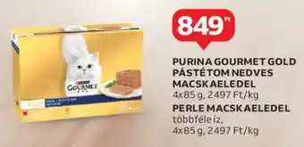 Auchan Purina gourmet gold pástétom nedves macskaeledel ajánlat