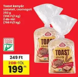 Interspar Toast kenyér szeletelt, csomagolt ajánlat