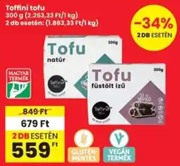 Interspar Toffini tofu ajánlat