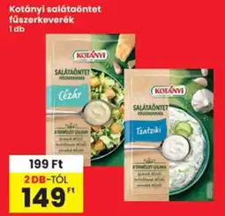 Interspar Kotányi salátaöntet fűszerkeverék ajánlat