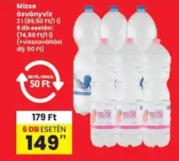 Interspar Mizse ásványvíz ajánlat