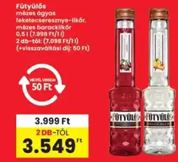 Interspar Fütyülős mézes ágyas feketecseresznye-likôr ajánlat