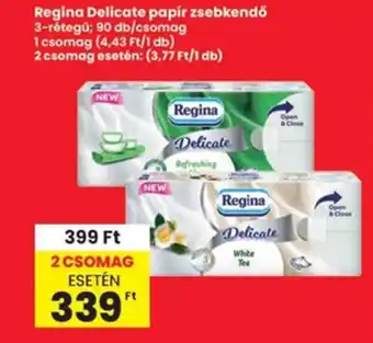 Interspar Regina Delicate papír zsebkendő ajánlat