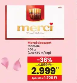 Interspar Merci desszert ajánlat