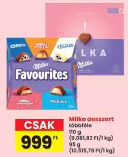 Interspar Milka desszert ajánlat