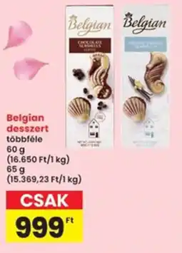 Interspar Belgian desszert ajánlat