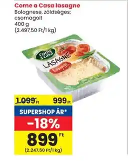 Interspar Come a Casa lasagne ajánlat