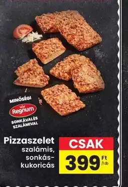 Interspar Pizzaszelet szalámis, sonkás- kukoricás ajánlat