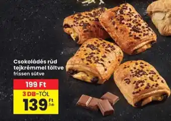 Interspar Csokoládés rúd tejkrémmel töltve ajánlat