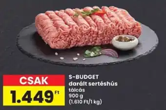 Interspar S-budget darált sertéshús ajánlat