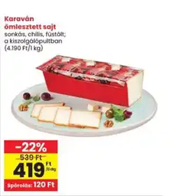 Interspar Karaván ömlesztett sajt ajánlat