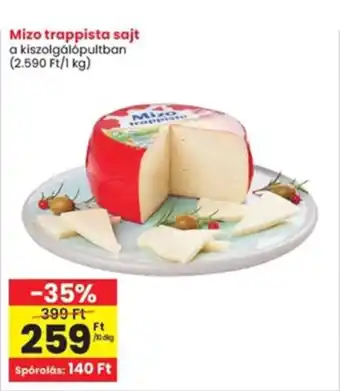 Interspar Mizo trappista sajt ajánlat