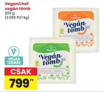 Interspar VeganChef vegán tömb ajánlat