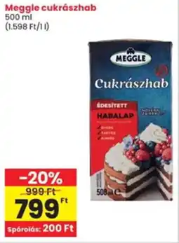 Interspar Meggle cukrászhab ajánlat