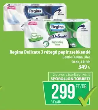 Coop Regina Delicate 3 rétegű papír zsebkendő ajánlat