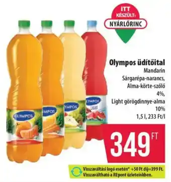 Coop Olympos üdítőital ajánlat