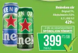 Coop Heineken sör ajánlat