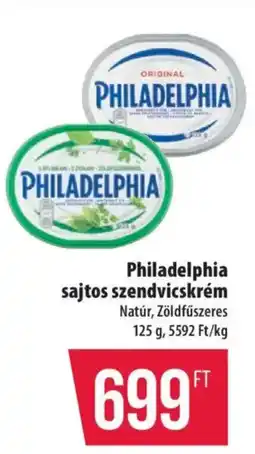 Coop Philadelphia sajtos szendvicskrém ajánlat