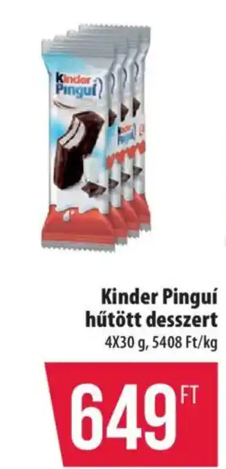 Coop Kinder Pinguí hűtött desszert ajánlat