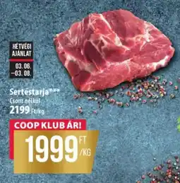 Coop Sertéstarja ajánlat