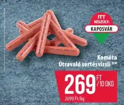 Coop Kométa Útravaló sertésvirsli ajánlat