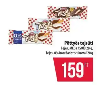 Coop Pöttyös tejsüti ajánlat