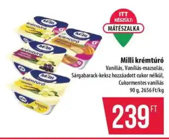 Coop Milli krémtúró ajánlat